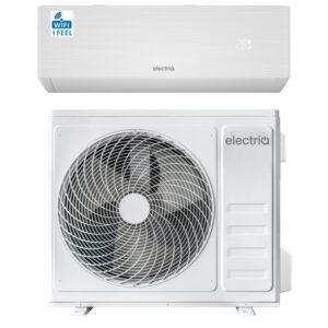 electriQ iQool 28000 BTU WiFi Smart A++ Wall Mounted Air Conditioner with Heat Pump - 5m Pipe Kit Included