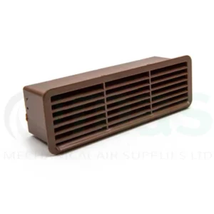 Airbrick with Backdraught Shutter – Brown
