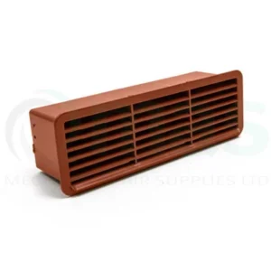 Airbrick with Backdraught Shutter -204 x 60mm – Terracotta