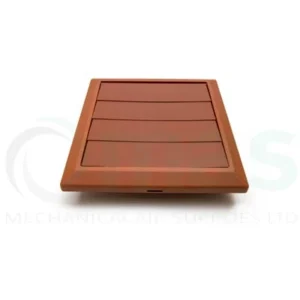 Gravity / Shutter Grille – 125mm Ø Spigot – Terracotta