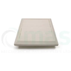 Gravity / Shutter Grille – 150mm Ø Spigot – White